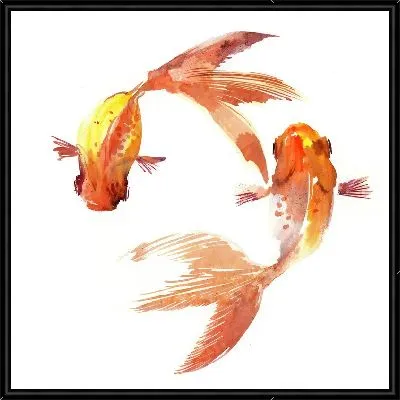 Картина Золотые рыбки №28