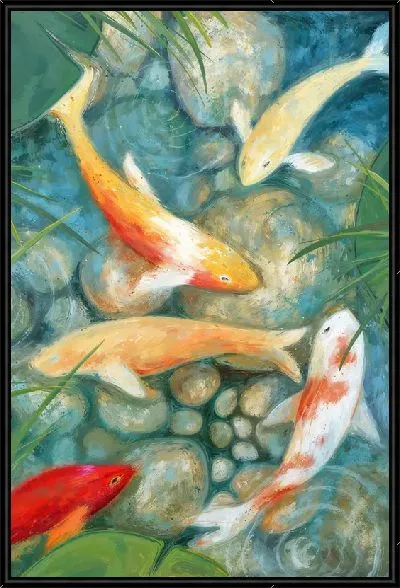 Картина Золотые рыбки №32