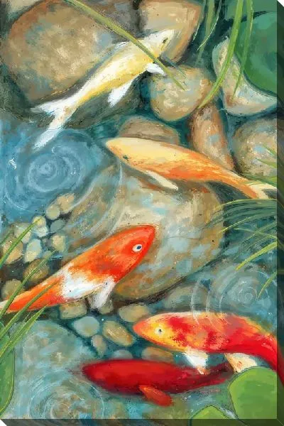 Постер Золотые рыбки №38