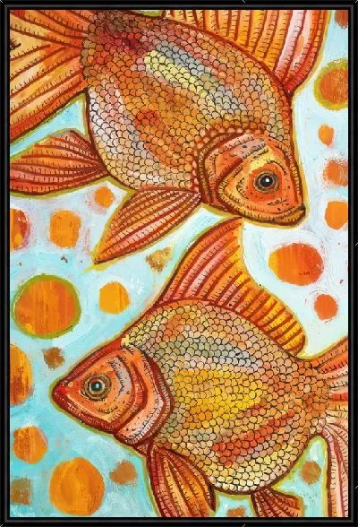 Картина Золотые рыбки №39