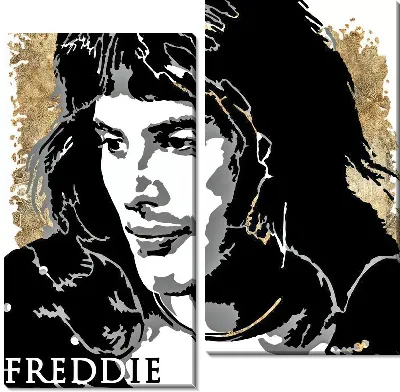 Модульная картина Фредди Меркьюри №10