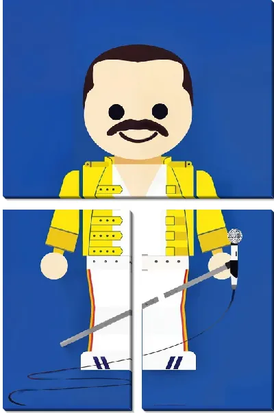 Модульная картина Фредди Меркьюри №11