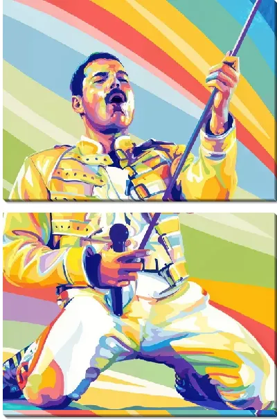 Модульная картина Фредди Меркьюри №15