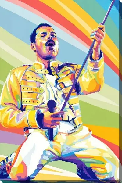 Картина маслом Фредди Меркьюри №15