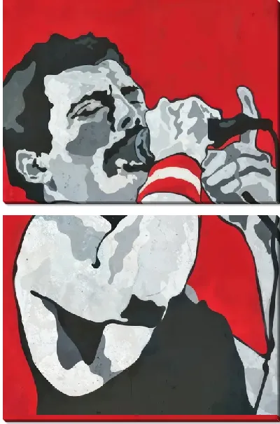 Модульная картина Фредди Меркьюри №21