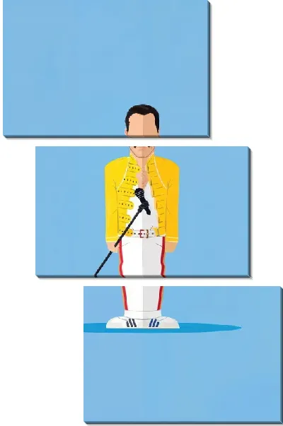 Модульная картина Фредди Меркьюри №23