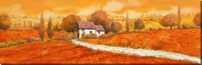 Постер Деревенский пейзаж в Тоскане