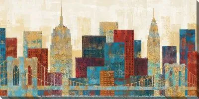 Картина маслом Арт-прочтение Нью-Йорка