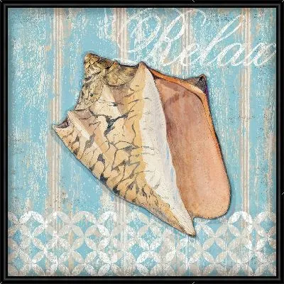 Картина Ракушка в стиле винтаж №10