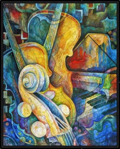 Картина Арт композиция скрипок