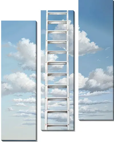 Модульная картина Лестница в облака
