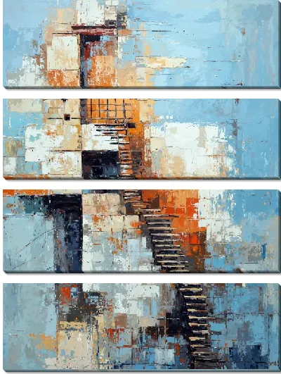 Модульная картина Лестница №103