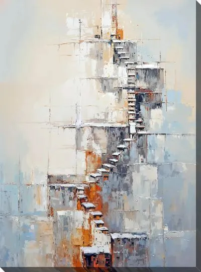 Картина маслом Лестница №107