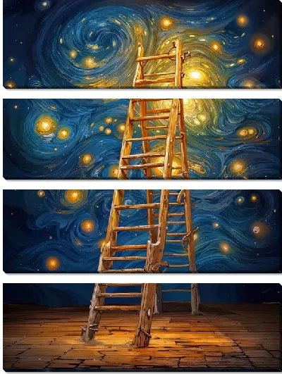 Модульная картина Лестница №108