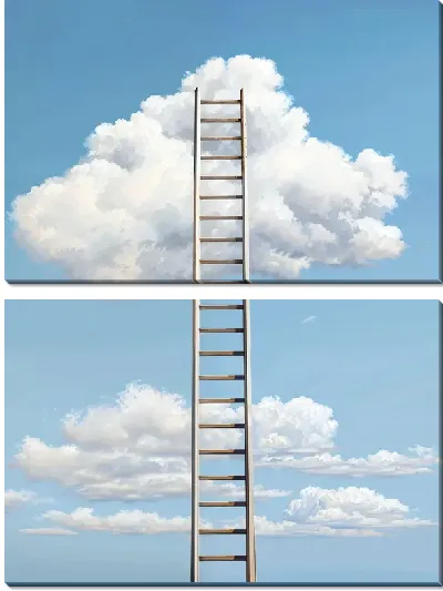 Модульная картина Лестница №110