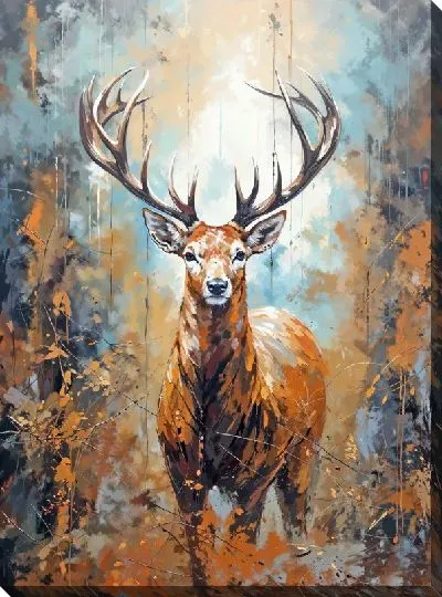 Картина маслом Олень №20