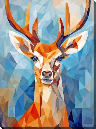 Картина маслом Олень №23