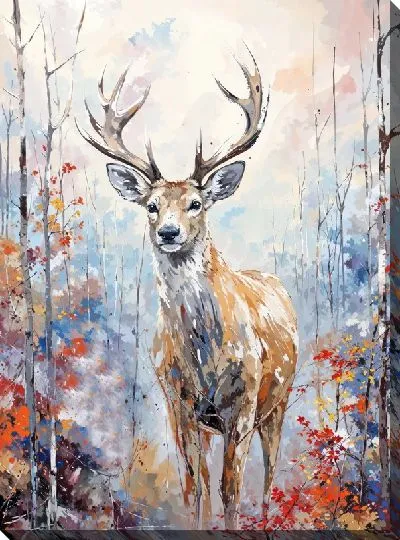 Постер Олень №24