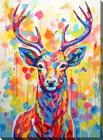 Картина маслом Олень №25