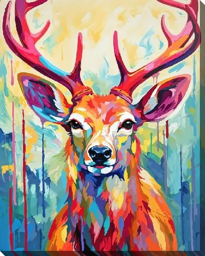 Картина маслом Олень №29