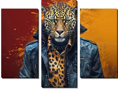 Модульная картина Ягуар №1