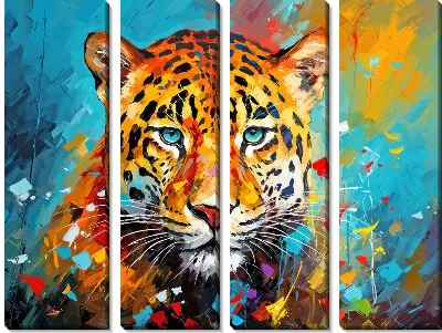 Модульная картина Ягуар №7