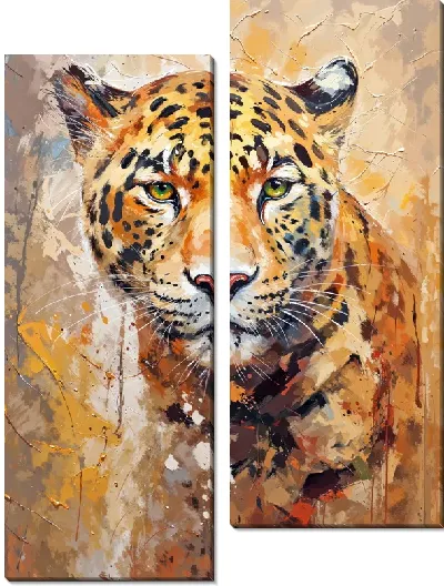 Модульная картина Ягуар №8