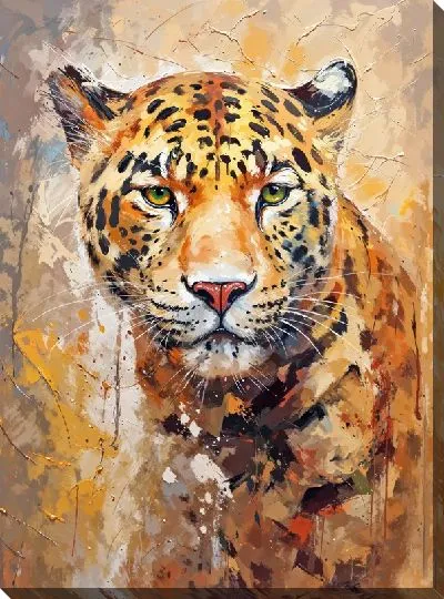 Картина маслом Ягуар №8
