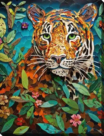 Картина маслом Ягуар №11
