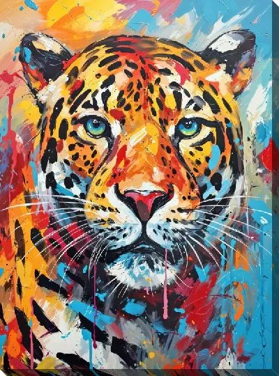 Картина маслом Ягуар №12