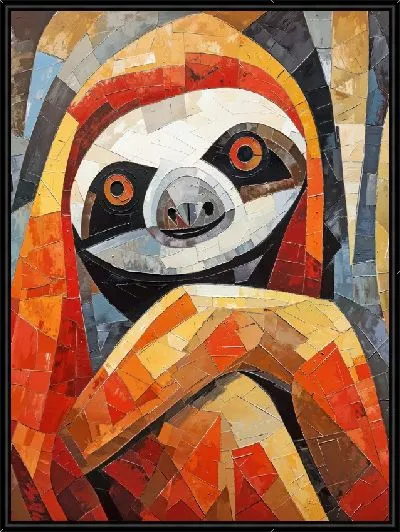 Картина Ленивец №2