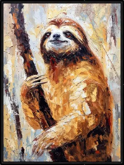 Картина Ленивец №5