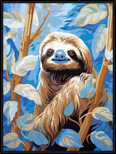 Картина Ленивец №7