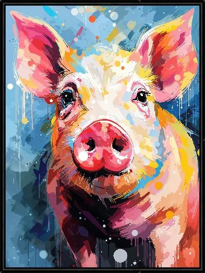 Картина Поросёнок №10