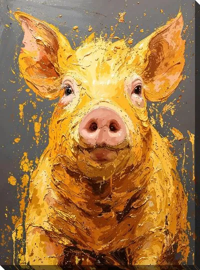 Постер Золотой поросенок