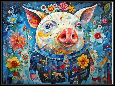 Картина Поросёнок №13