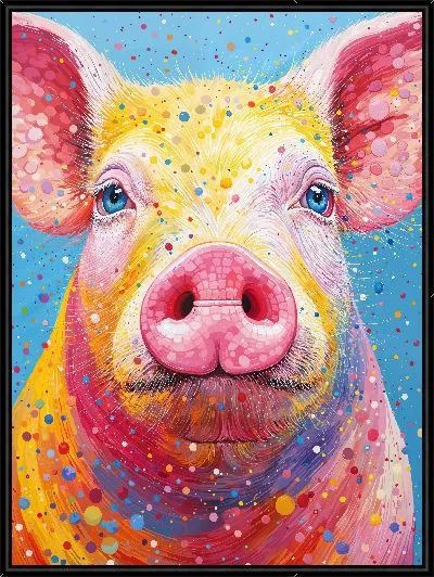 Картина Поросёнок №25