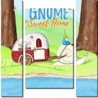 Модульная картина Sweet Home №10