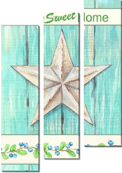 Модульная картина Sweet Home №25