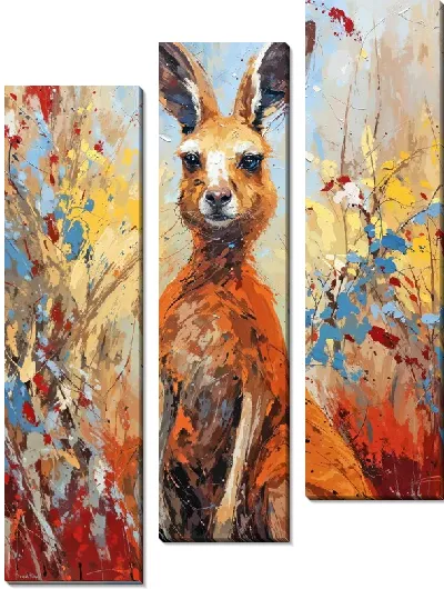 Модульная картина Кенгуру №1