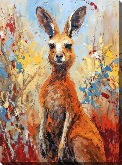 Картина маслом Кенгуру №1