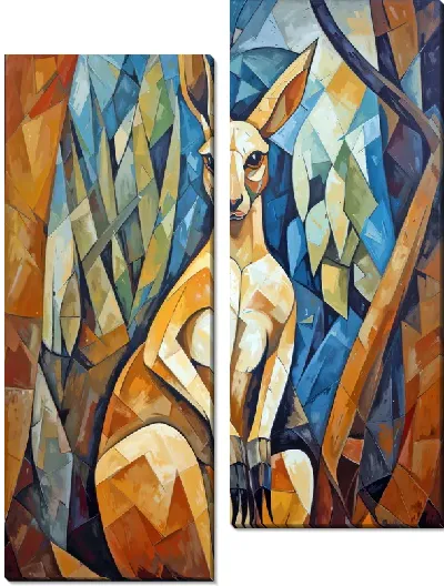 Модульная картина Кенгуру №2