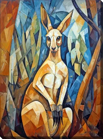 Картина маслом Кенгуру №2