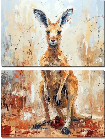 Модульная картина Кенгуру №3