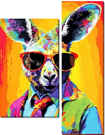 Модульная картина Кенгуру №6