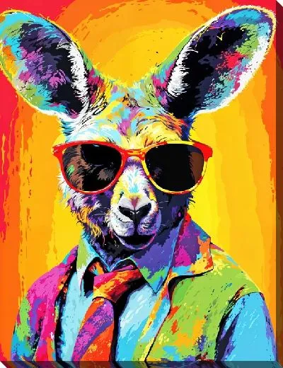 Картина маслом Кенгуру №6