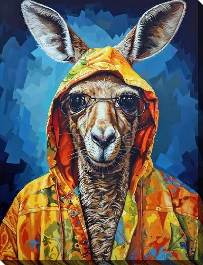 Картина маслом Кенгуру №9