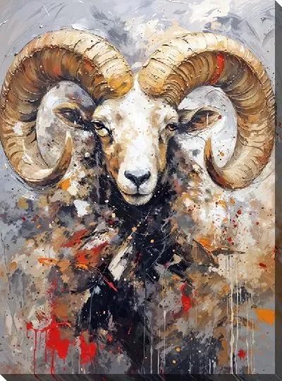 Картина маслом Баран №25
