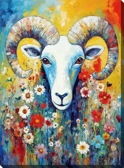 Картина маслом Баран №27