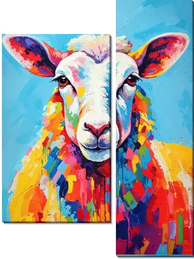 Модульная картина Овечка №29
